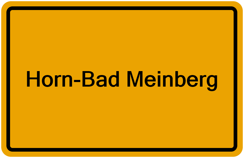 Handelsregister Horn-Bad Meinberg